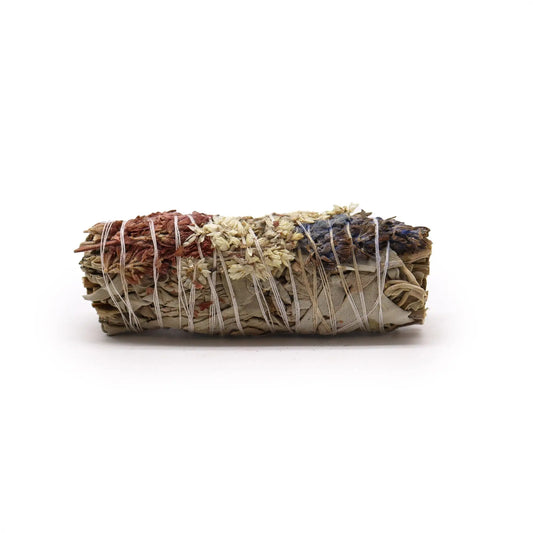 Smudge Stick - White Sage, Lavender and Mullein - Smudge Sticks - individually wrapped high quality product