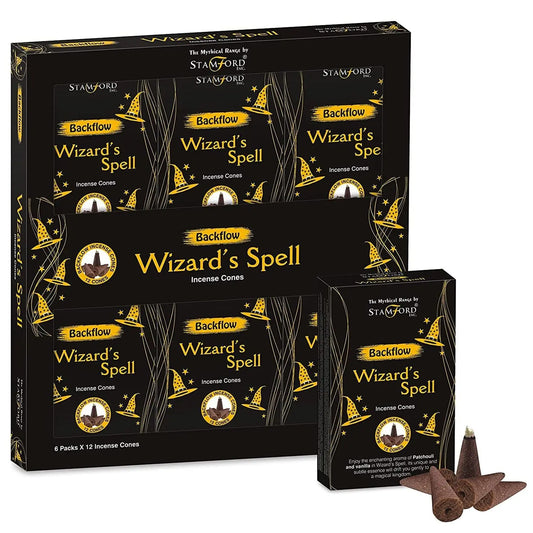 Mythical Backflow Cones - Wizard Spell by Ninja Aromatherapy incense cones for aromatherapy.