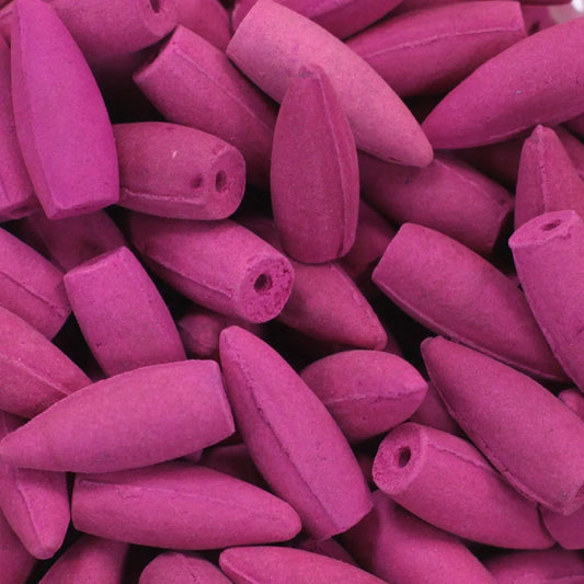 Back Flow Incense Cones - Jasmine  (approx 225 pcs) 500g by Ninja Aromatherapy incense cones for aromatherapy.