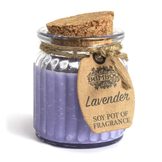 Lavender Soy Pot of Fragrance Candles Soy Pot of Fragrance Candle from China with essential oils soy wax candle