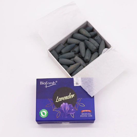 Biofresh Backflow Incense Cones - Lavender Ninja Aromatherapy