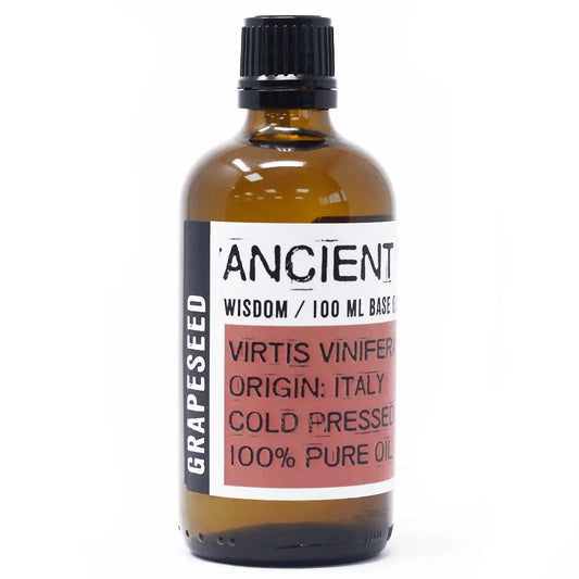 Grapeseed Oil carrier oil 100ml - pure natural base oil for aromatherapy, massage and skincare