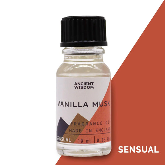10ml Vanilla Musk Fragrance Oil Bottle – Long Lasting Scent for Candles, Soaps & Diffusers
