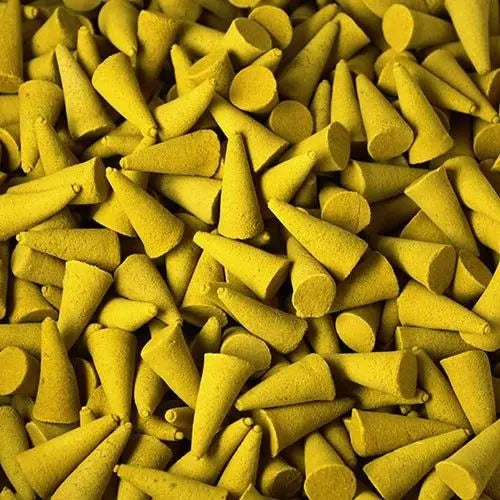 Bulk Incense Cones - Lemon by Ninja Aromatherapy incense cones for aromatherapy.