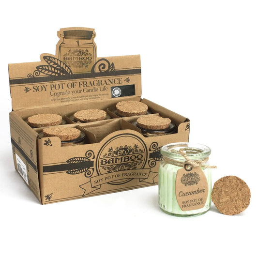 Cucumber Soy Pot of Fragrance Candles Ninja Aromatherapy