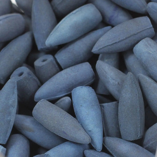 Back Flow Incense Cones - Tibetan Musk  (approx 225 pcs) 500g by Ninja Aromatherapy incense cones for aromatherapy.
