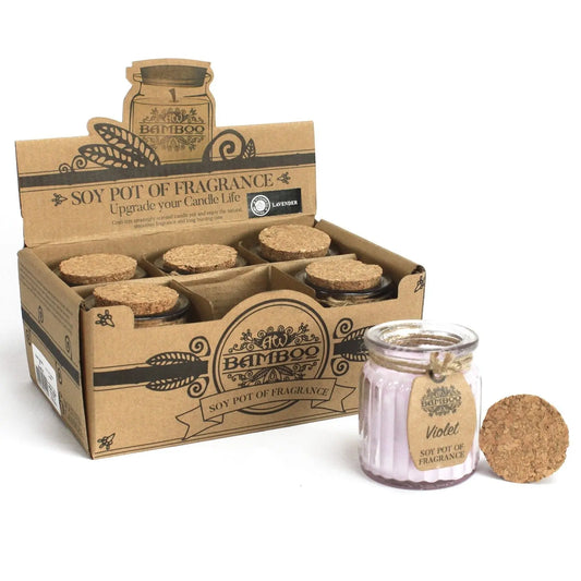 Violet Soy Pot of Fragrance Candles Ninja Aromatherapy
