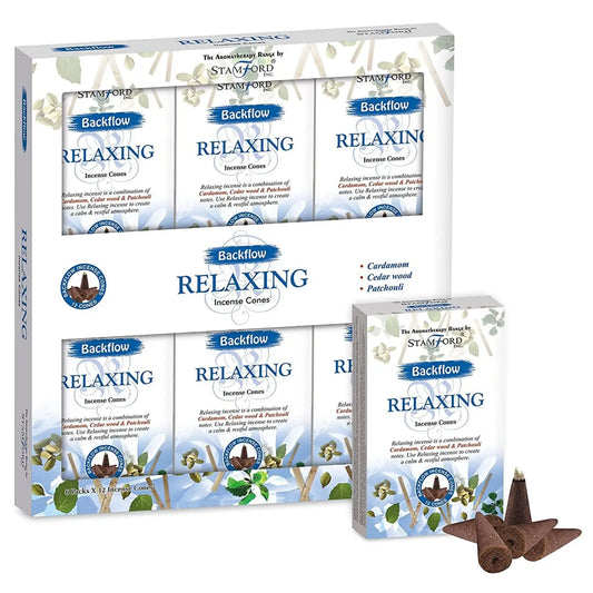 Aromatherapy Backflow Cones - Relaxing by Ninja Aromatherapy incense cones for aromatherapy.
