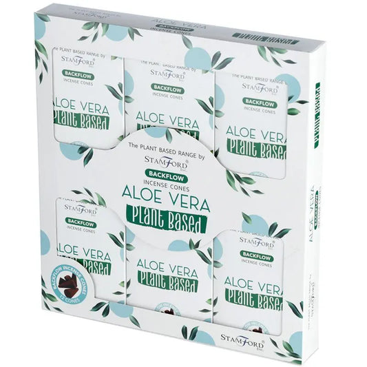 Plant Based Backflow Incense Cones - Aloe Vera Ninja Aromatherapy