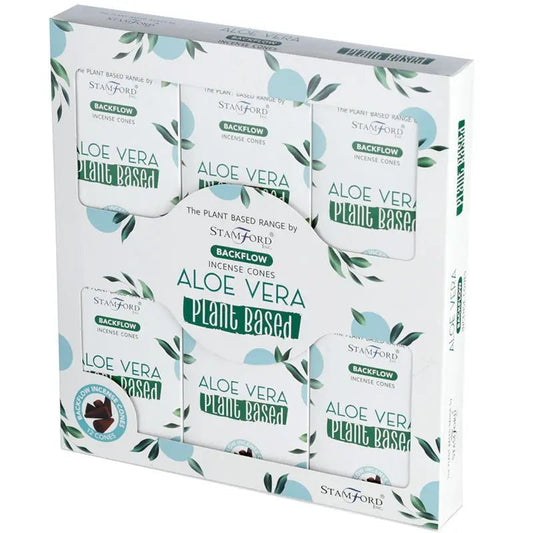 Plant Based Backflow Incense Cones - Aloe Vera Ninja Aromatherapy