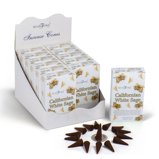 Californian White Sage cones by Ninja Aromatherapy incense cones for aromatherapy.