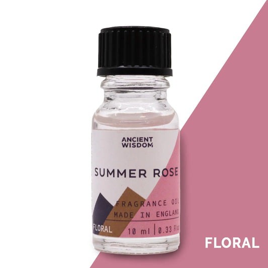 10ml Summer Rose Fragrance Oil Bottle – Long Lasting Scent for Candles, Soaps & Diffusers