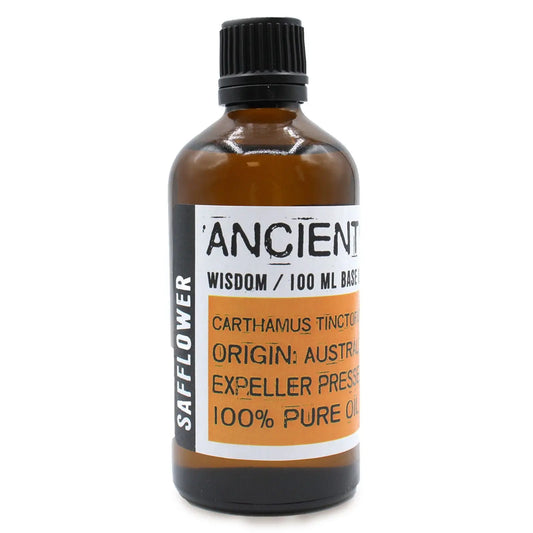 Safflower Oil carrier oil 100ml - pure natural base oil for aromatherapy, massage and skincare