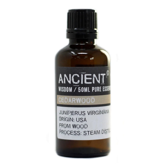 Cedarwood Virginian  50ml 50ml Pure Essential Oil for Aromatherapy and Natural Wellness