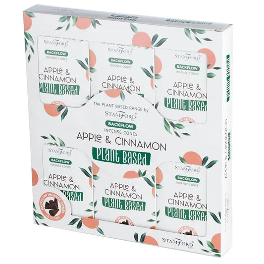 Plant Based Backflow Incense Cones - Apple & Cinnamon Ninja Aromatherapy