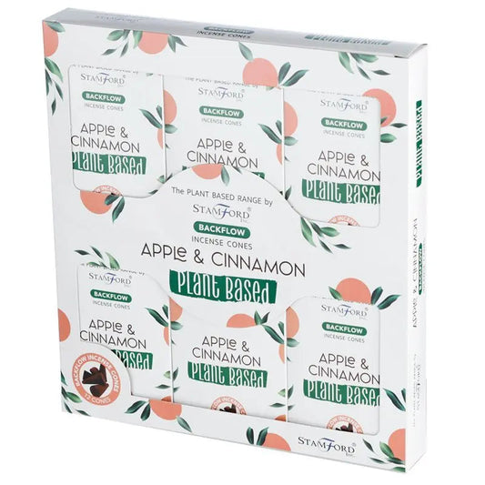 Plant Based Backflow Incense Cones - Apple & Cinnamon Ninja Aromatherapy