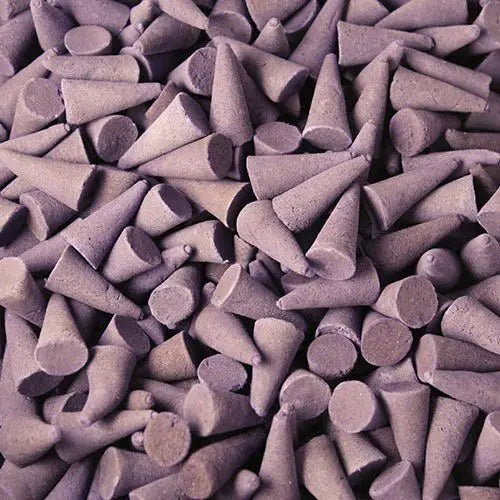 Bulk  Incense Cones - Lavender by Ninja Aromatherapy incense cones for aromatherapy.