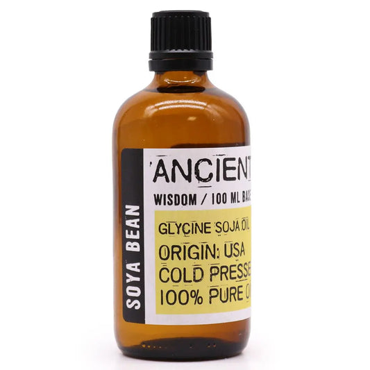 Soya Bean Oil carrier oil 100ml - pure natural base oil for aromatherapy, massage and skincare