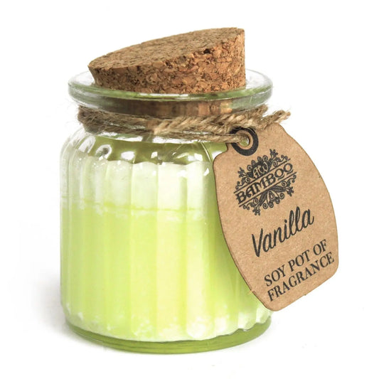 Vanilla Soy Pot of Fragrance Candles Soy Pot of Fragrance Candle from China with essential oils soy wax candle