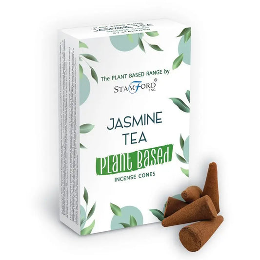 Plant Based Incense Cones - Jasmine Tea by Ninja Aromatherapy incense cones for aromatherapy.