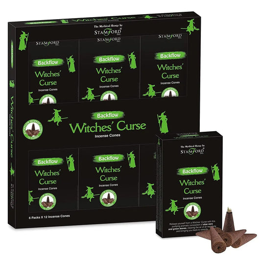 Mythical Backflow Cones - Witch Curse by Ninja Aromatherapy incense cones for aromatherapy.