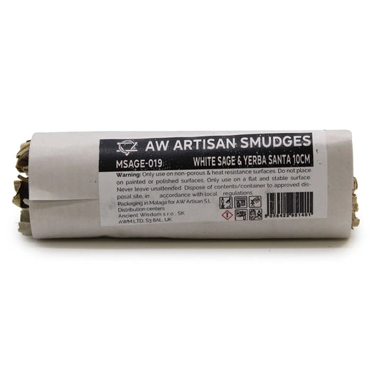 Smudge Stick - White Sage & Yerba Santa 10cm - Ninja Aromatherapy