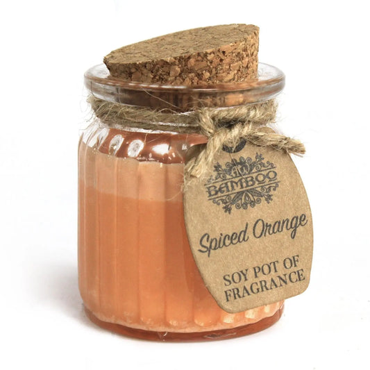 Spiced Orange Soy Pot of Fragrance Candles Soy Pot of Fragrance Candle from China with essential oils soy wax candle