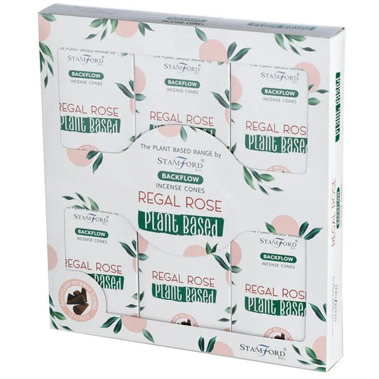 Plant Based Backflow Incense Cones - Regal Rose Ninja Aromatherapy
