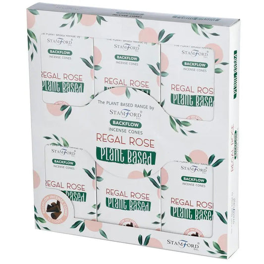 Plant Based Backflow Incense Cones - Regal Rose Ninja Aromatherapy