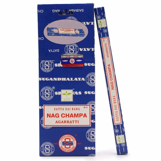 Nag Champa Satya Nagchampa Incense 10 Gms incense sticks for meditation and aromatherapy