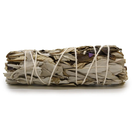 Smudge Stick - White Sage & Yerba Santa 10cm - Smudge Sticks - individually wrapped high quality product