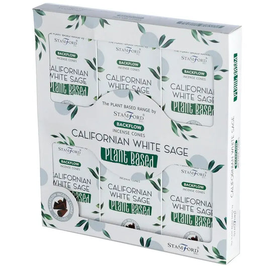 Plant Based Backflow Incense Cones - Californian White Sage Ninja Aromatherapy