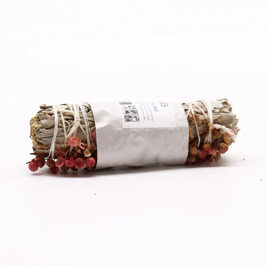 Smudge Stick - White Sage and Pirul Seed - Ninja Aromatherapy