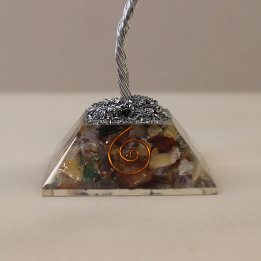 Gemstone Tree with Organite Base - 80 Stone - Multi Ninja Aromatherapy