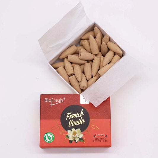 Biofresh Backflow Incense Cones - French Vanilla Ninja Aromatherapy