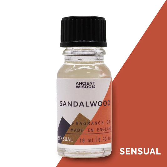 10ml Sandalwood Fragrance Oil Bottle – Long Lasting Scent for Candles, Soaps & Diffusers