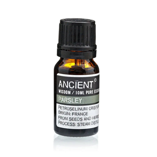 Parsley Essential Oil 10ml Amber Glass Bottle with Built-In Drop Reducer – Detox and Immune Support