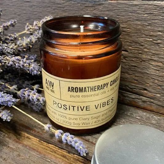 Aromatherapy Candle - Positive Vibes Aromatherapy Soy Wax Candles - 200g from China with essential oils soy wax candle