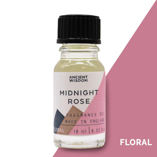 10ml Midnight Rose Fragrance Oil Bottle – Long Lasting Scent for Candles, Soaps & Diffusers