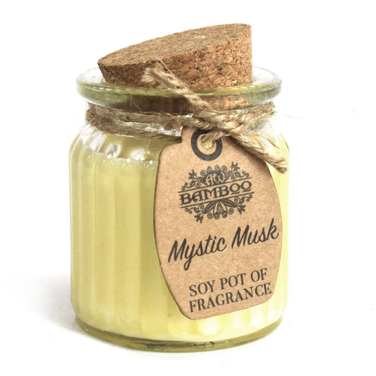 Mystic Musk Soy Pot of Fragrance Candles Soy Pot of Fragrance Candle from China with essential oils soy wax candle