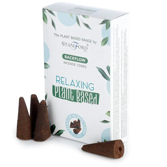 Plant Based Backflow Incense Cones - Relaxing by Ninja Aromatherapy incense cones for aromatherapy.