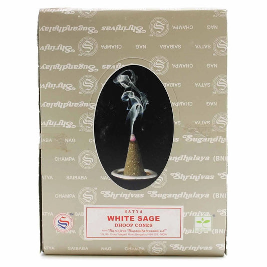 White Sage Dhoop Cones Ninja Aromatherapy