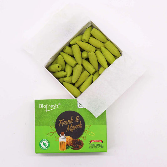 Biofresh Backflow Incense Cones - Frank & Myrrh Ninja Aromatherapy