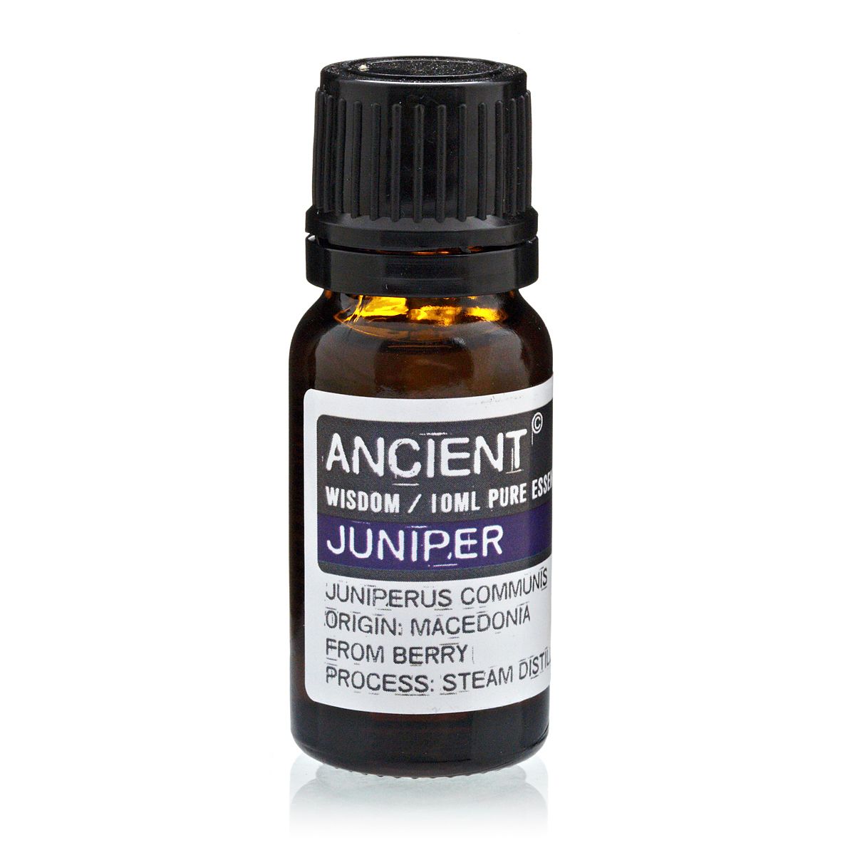 Juniperberry Essential Oil 10ml Amber Glass Bottle with Built-In Drop Reducer – Purifying, Calming and Cleansing