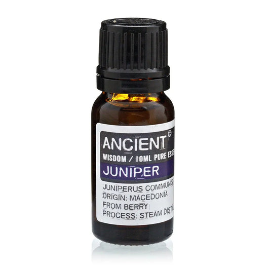 Juniperberry Essential Oil 10ml Amber Glass Bottle with Built-In Drop Reducer – Purifying, Calming and Cleansing