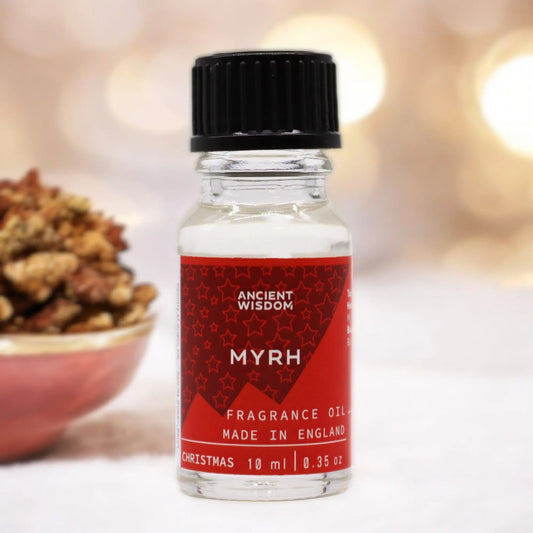 10ml Xmas Myrrh Fragrance Oil Bottle – Long Lasting Scent for Candles, Soaps & Diffusers