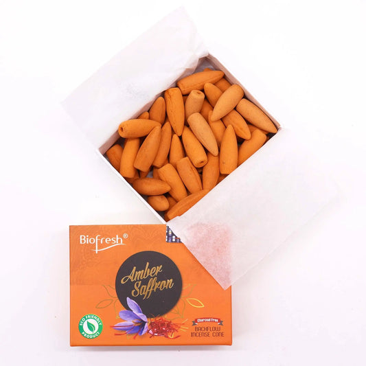 Biofresh Backflow Incense Cones - Amber Safron Ninja Aromatherapy