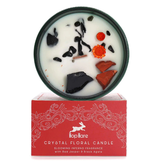 Hop Hare Crystal Magic Flower Candle - The Devil Hop Hare Crystal Magic Flower Candles from China with essential oils soy