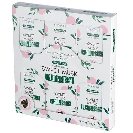 Plant Based Backflow Incense Cones - Sweet Musk Ninja Aromatherapy