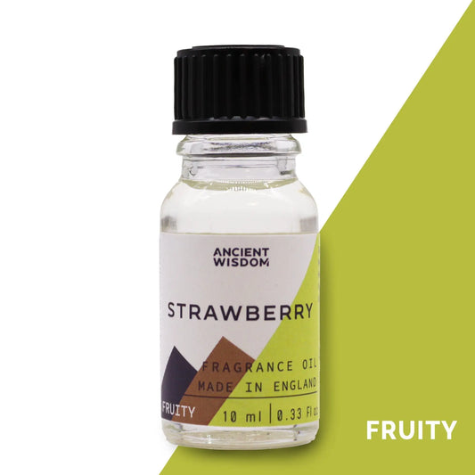 10ml Strawberry Fragrance Oil Bottle – Long Lasting Scent for Candles, Soaps & Diffusers
